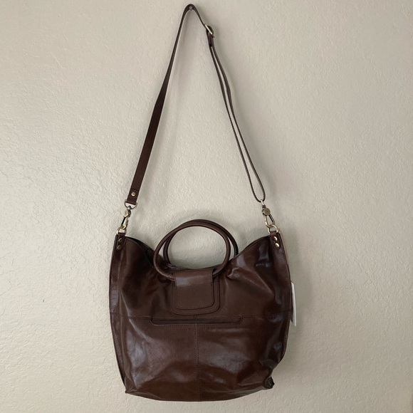 HOBO Sheila Tote in Mocha Patchwork Leather - Picture 5 of 13